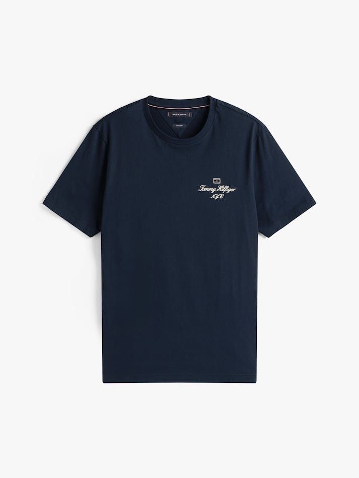 Tommy Hilfiger - Áo phông tay ngắn nam Outline Flag NYC Logo T-Shirt