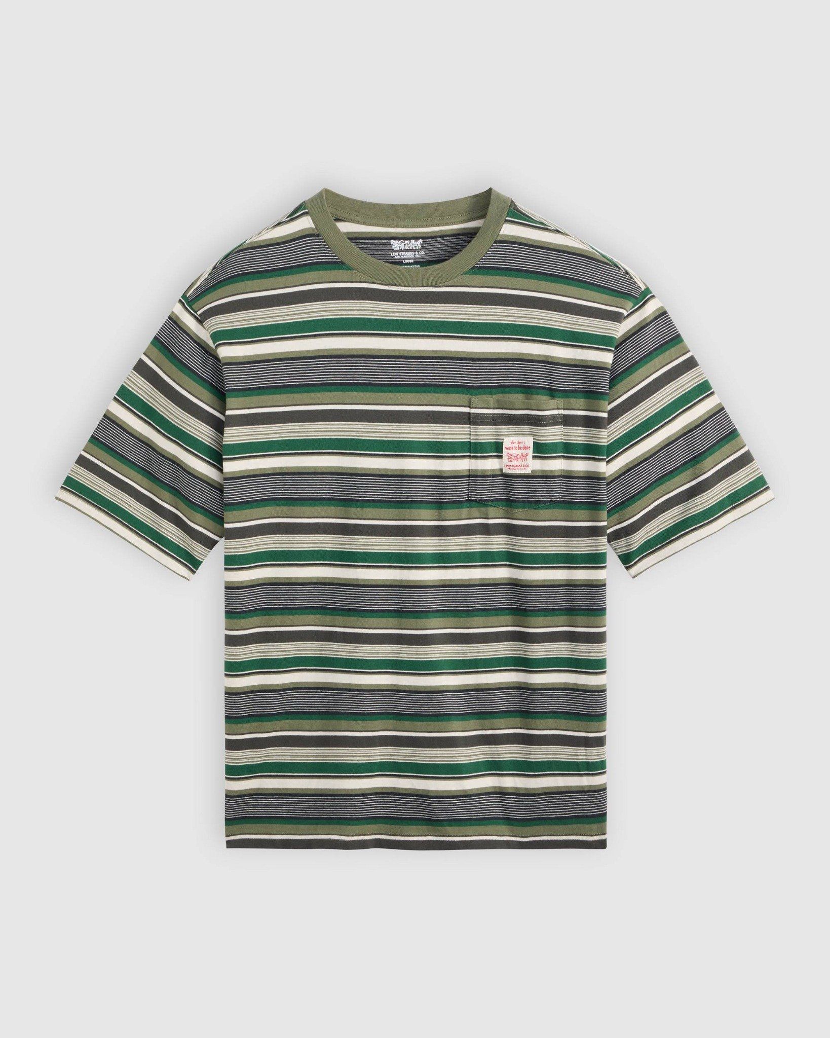 Levi's - Áo thun tay ngắn nam Workwear Tee - Neutral