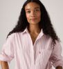 Levi's - Áo sơ mi tay dài nữ Levi's® Women's Harlie Boyfriend Shirt - Rachel Stripe Peachskin