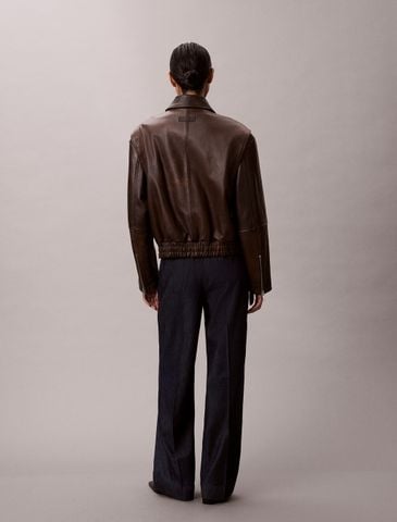 Calvin Klein - Quần jeans ống đúng nữ Ultra High Denim Trousers