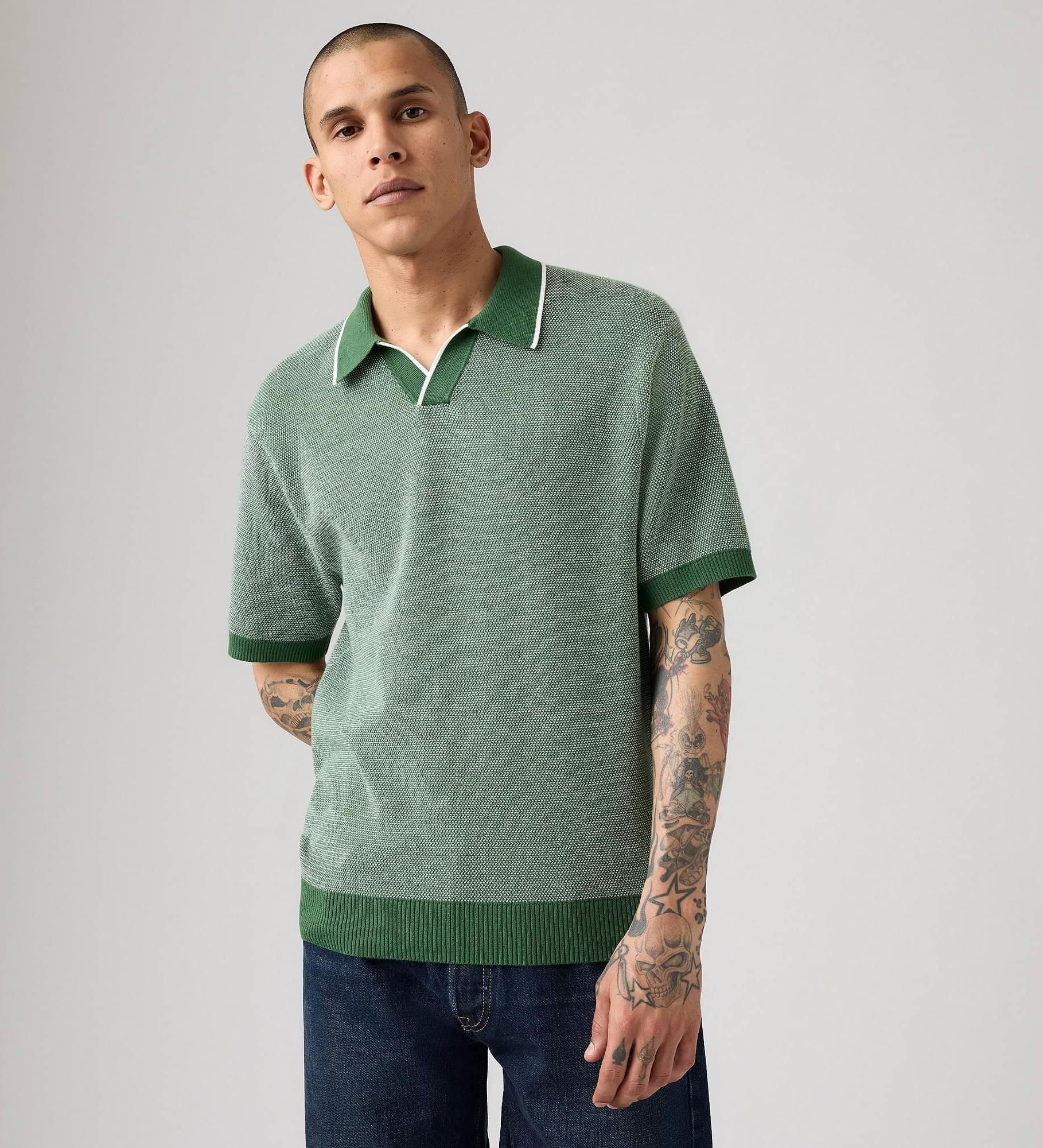 Levi's - Áo polo dệt kim tay ngắn nam Skipper Knit Polo