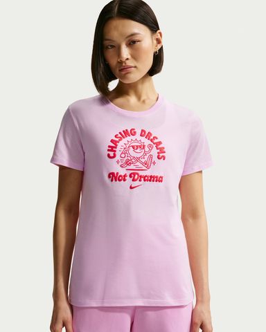 Nike - Áo Tay Ngắn Thể Thao Nữ Sportswear Club Women's Short-Sleeve T-Shirt