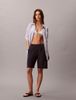 Calvin Klein - Quần Ngắn Thể Thao Nữ Monogram Cotton Terry Inside Out Short