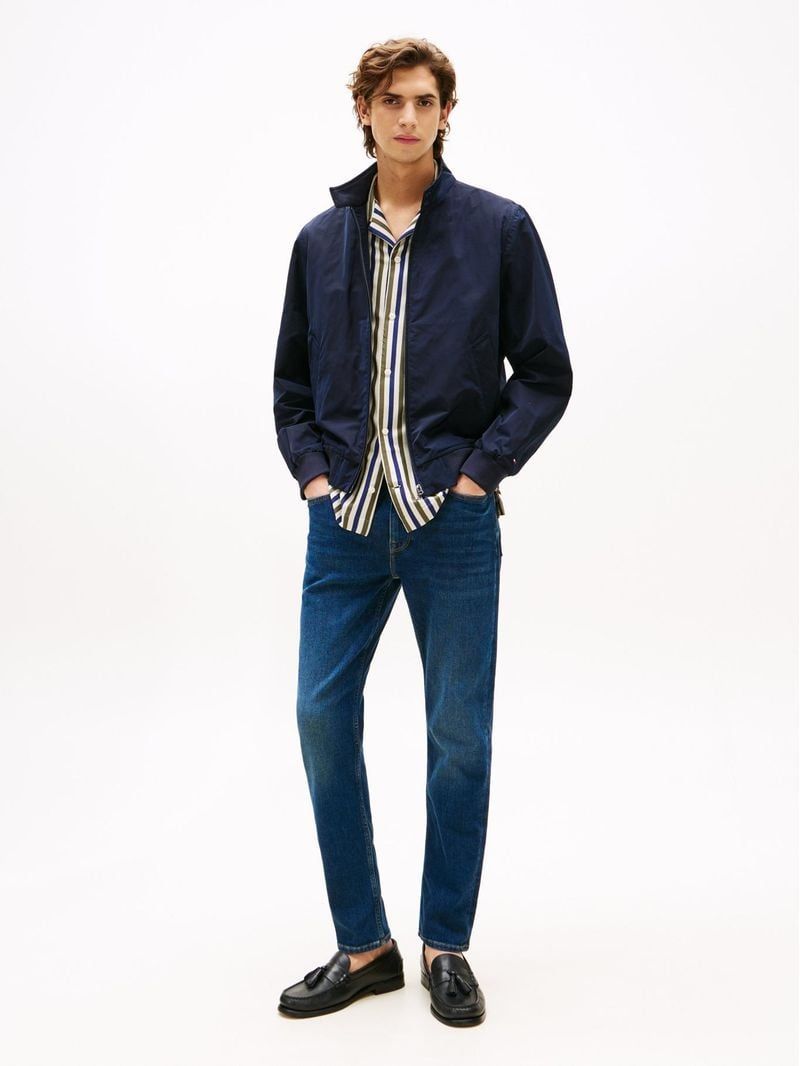 Tommy Hilfiger - Quần jeans dài nam TH Bleecker Dark Indigo