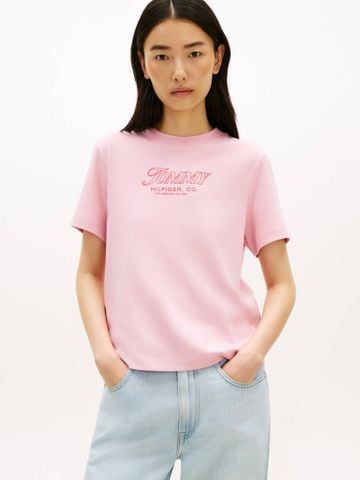 Tommy Hilfiger - Áo Thun Tay Ngắn Nữ T-Shirt Regular Fit