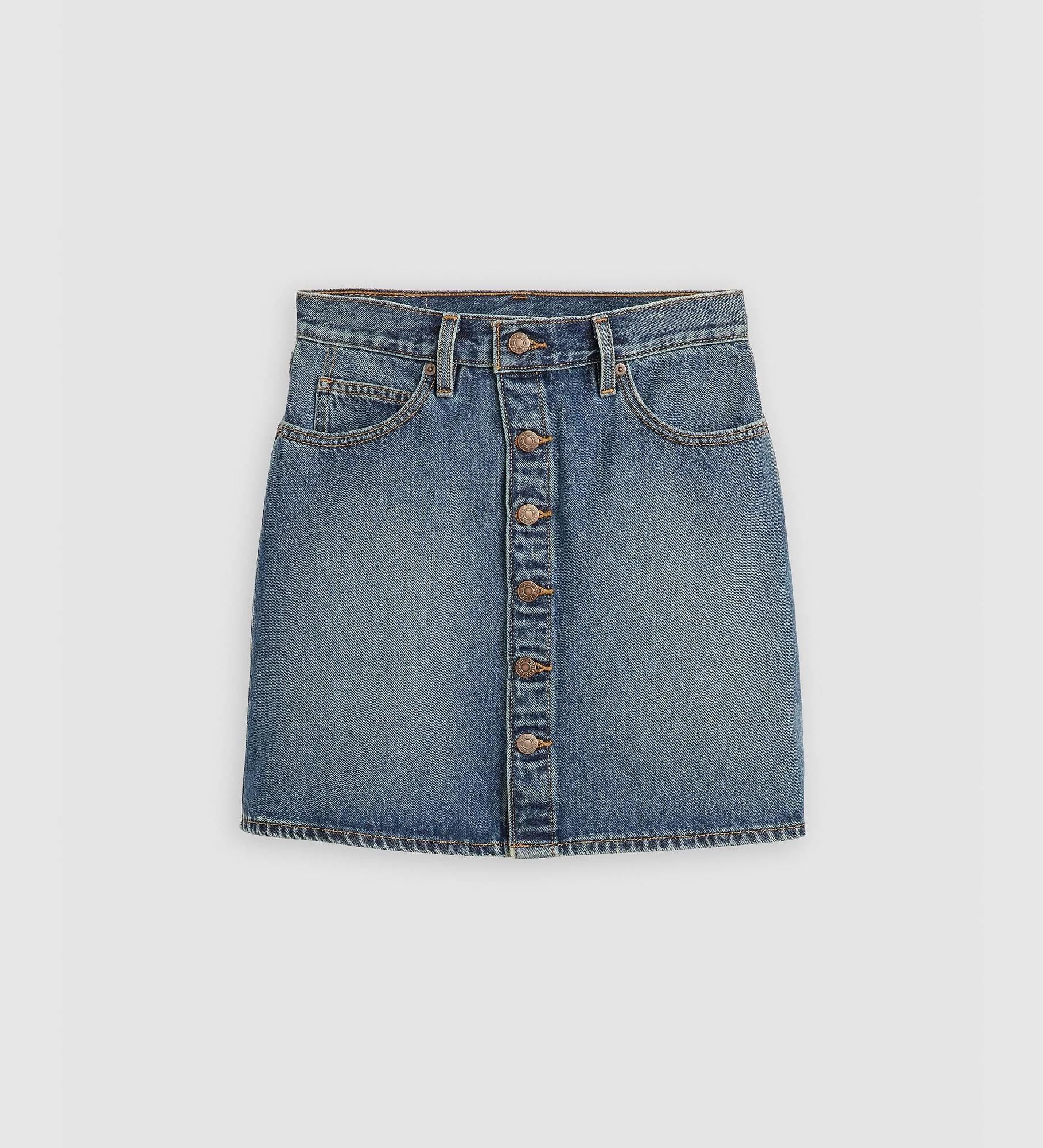 Levi's - Váy jeans nữ Retro Button Front Skirt