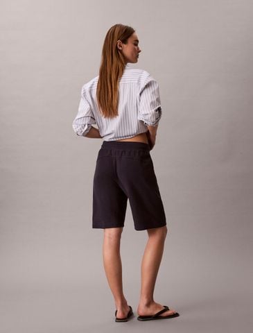 Calvin Klein - Quần Ngắn Thể Thao Nữ Monogram Cotton Terry Inside Out Short