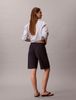 Calvin Klein - Quần Ngắn Thể Thao Nữ Monogram Cotton Terry Inside Out Short