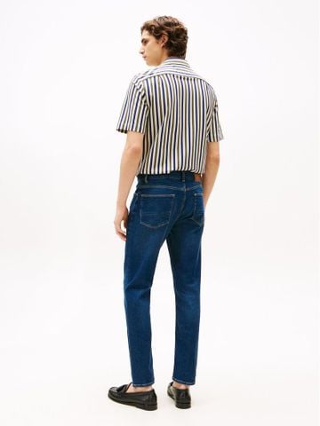 Tommy Hilfiger - Quần jeans dài nam TH Bleecker Dark Indigo - 2