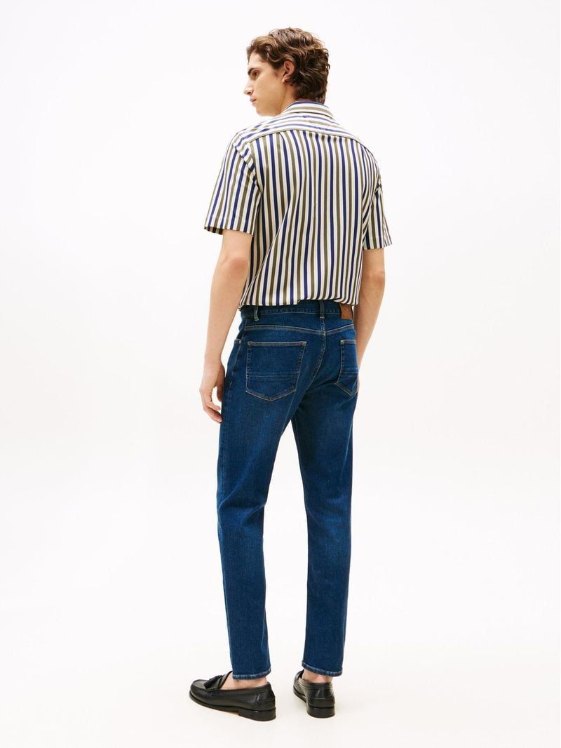 Tommy Hilfiger - Quần jeans dài nam TH Bleecker Dark Indigo