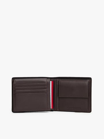 Tommy Hilfiger - Ví nam Corporate Leather Flap Bifold Wallet