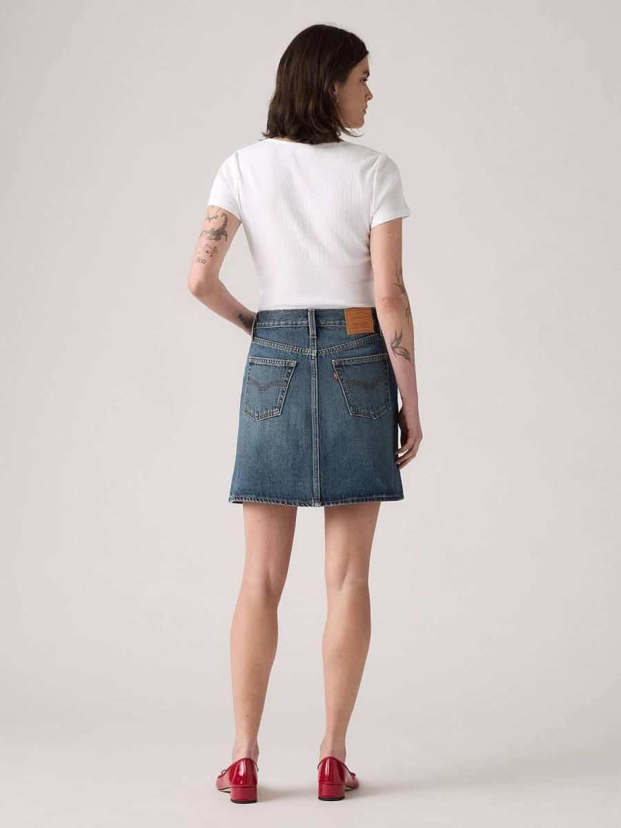 Levi's - Váy jeans nữ Retro Button Front Skirt