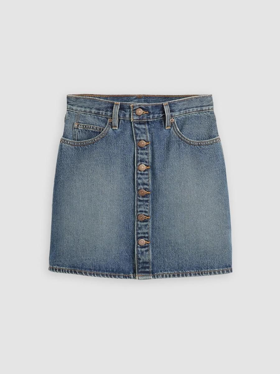 Levi's - Váy jeans nữ Retro Button Front Skirt
