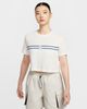 Nike - Áo tay ngắn thể thao Nữ Sportswear Club Women's Loose Cropped T-Shirt