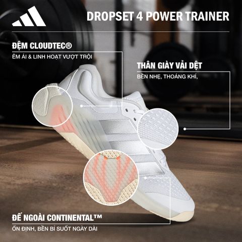 Adidas - Giày Tập Luyện Nữ Dropset 4 Power Trainer