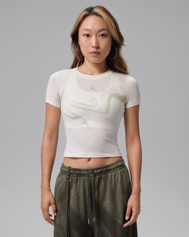 Nike - Áo Tay Ngắn Thể Thao Nữ Jordan Women's T-Shirt
