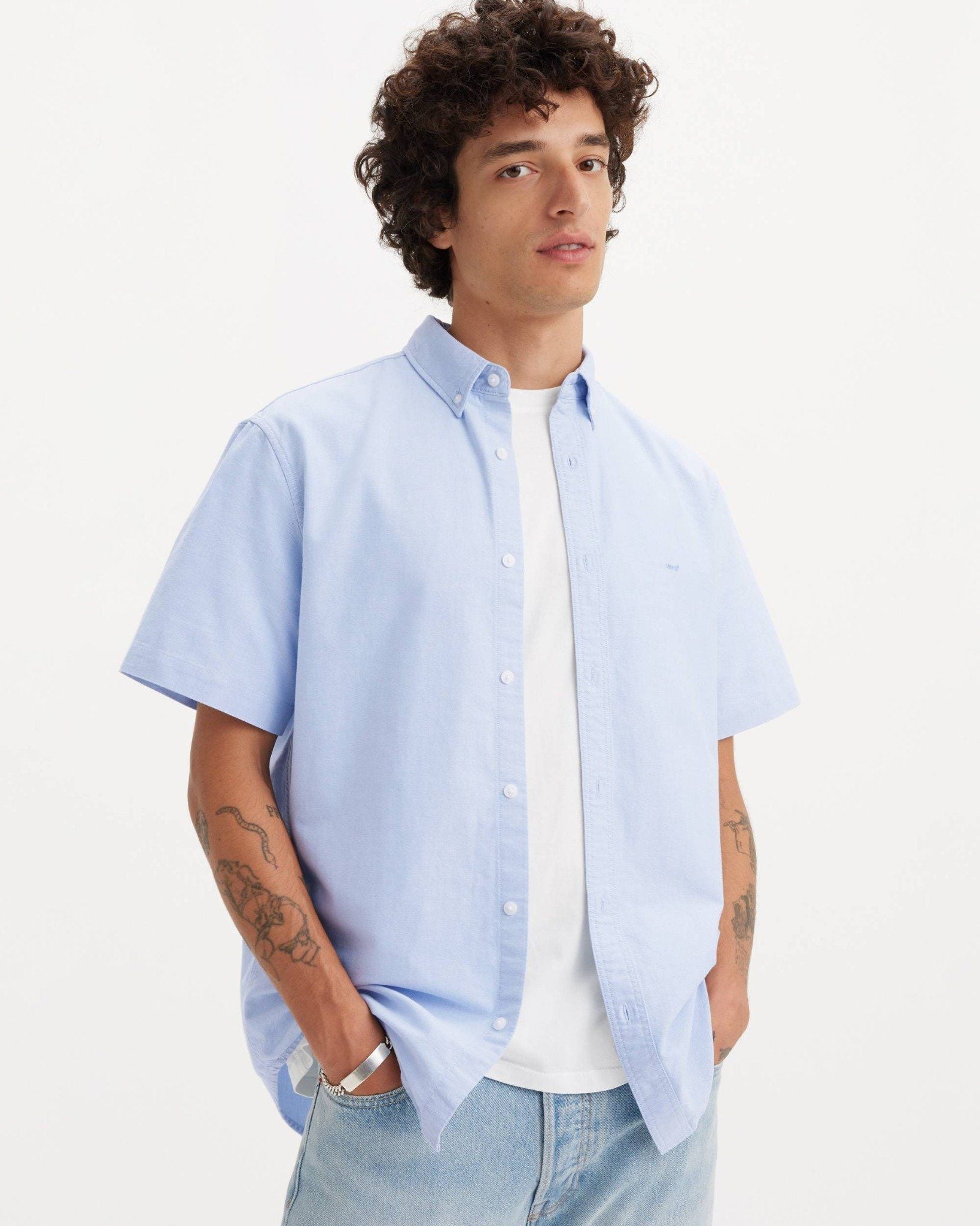Levi's - Áo sơ mi tay ngắn nam Short Sleeve Authentic Button-down Shirt