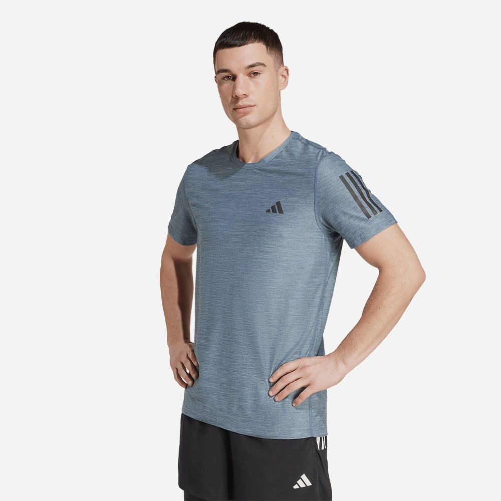 adidas - Áo thun chạy bộ Nam Men's Adidas Own The Run T-Shirt - Blue