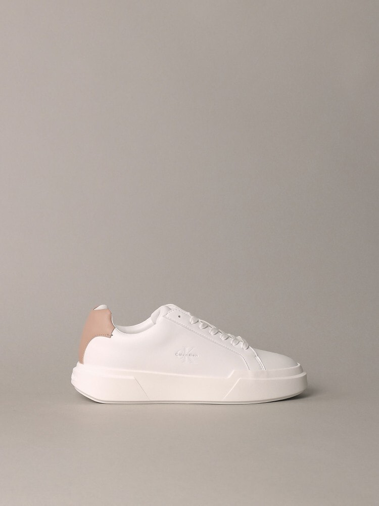 Calvin Klein - Giày nữ Chunky Cupsole Laceup Leather