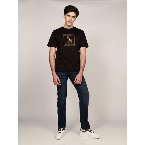 Tommy Hilfiger - Áo thun tay ngắn nam TH Interlock Pique Icon Tee