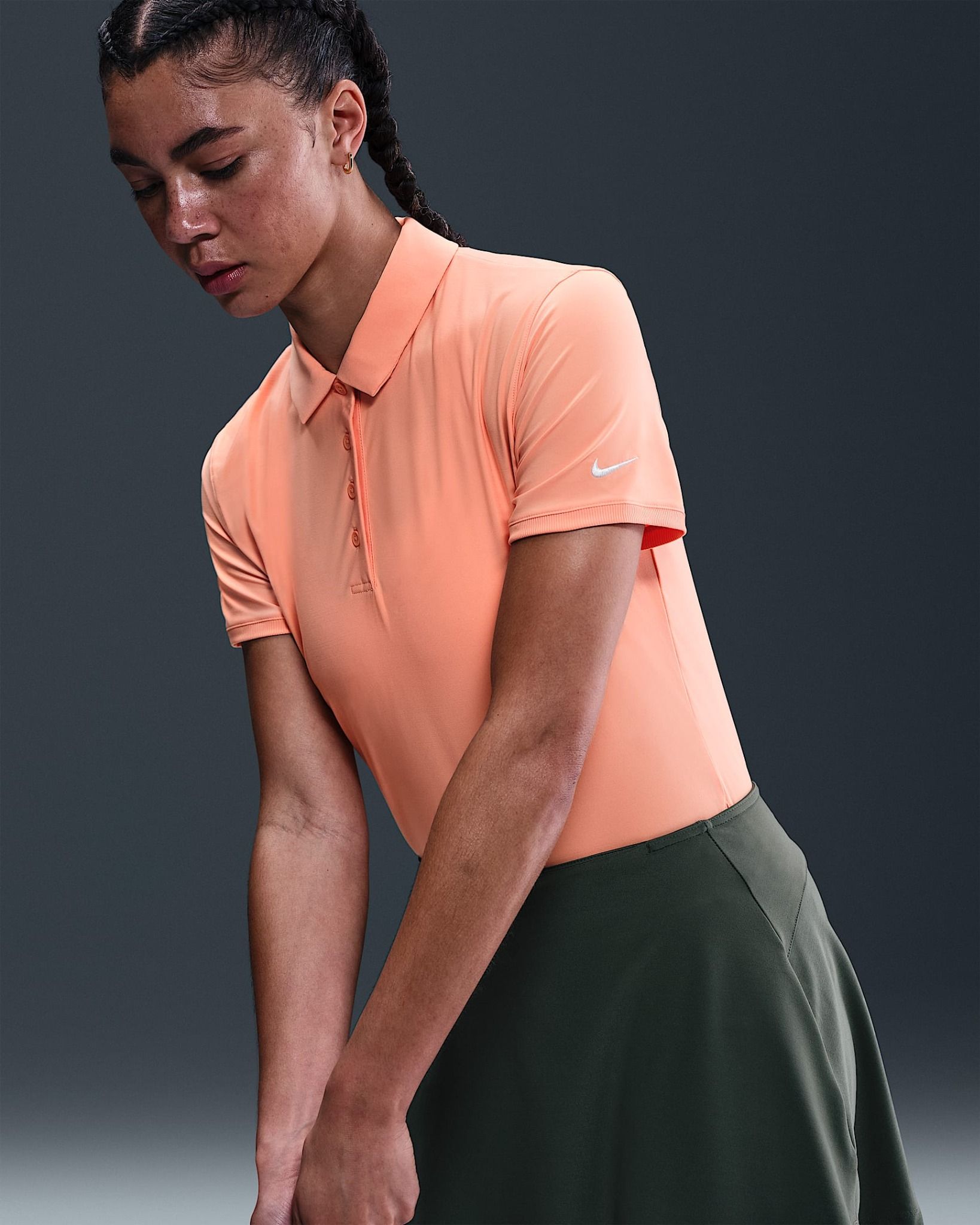 Nike - Áo polo thể thao Nữ Victory Women's Dri-FIT Short-Sleeve Golf Polo