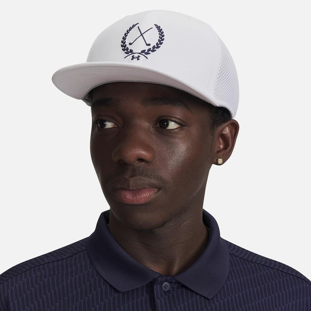 Under Armour - Nón mũ nam Isochill Drive Mid Mesh Stretch Fit Cap