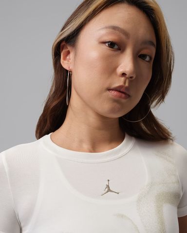 Nike - Áo Tay Ngắn Thể Thao Nữ Jordan Women's T-Shirt