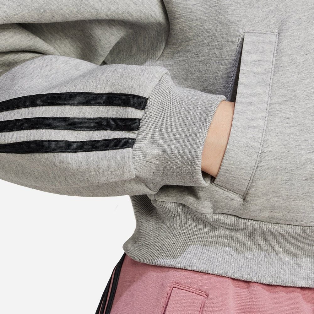 adidas - Áo khoác thời trang Nữ Women's Adidas Future Icons 3-Stripes Bomber Jacket - Gray