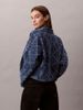 Calvin Klein - Áo khoác jeans nữ Allover Logo Denim Jacket