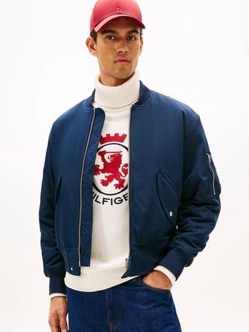 Tommy Hilfiger - Áo khoác ấm tay dài nam Water Repellent Relaxed Bomber Jacket