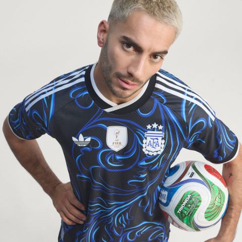 Adidas - Áo Tay Ngắn Thể Thao Nam Argentina 26 Away Authentic Jersey ‘Blue Burst’