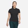 adidas - Áo thun có cổ đánh gôn Nữ Women's Adidas Go-To Jacquard Golf Polo - Black