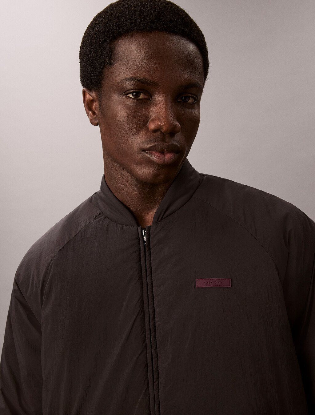 Calvin Klein - Áo khoác ấm nam Nylon Bomber Jacket