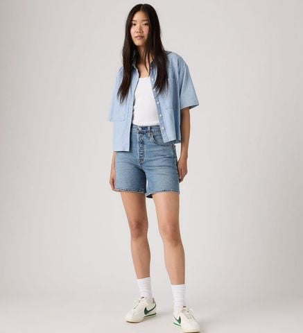Levi's - Quần Jean Ngắn Nữ 501 Original Mid-Thigh Shorts