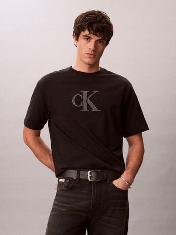 Calvin Klein - Áo Thun Tay Ngắn Nam Monologo Outline Graphic Classic T-Shirt