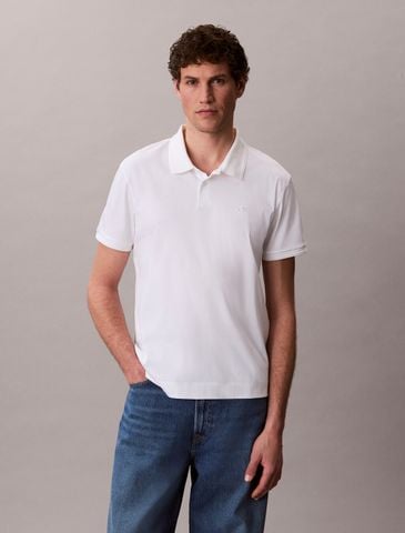 Calvin Klein - Áo Thun Có Cổ Nam Mercerized Slim Polo