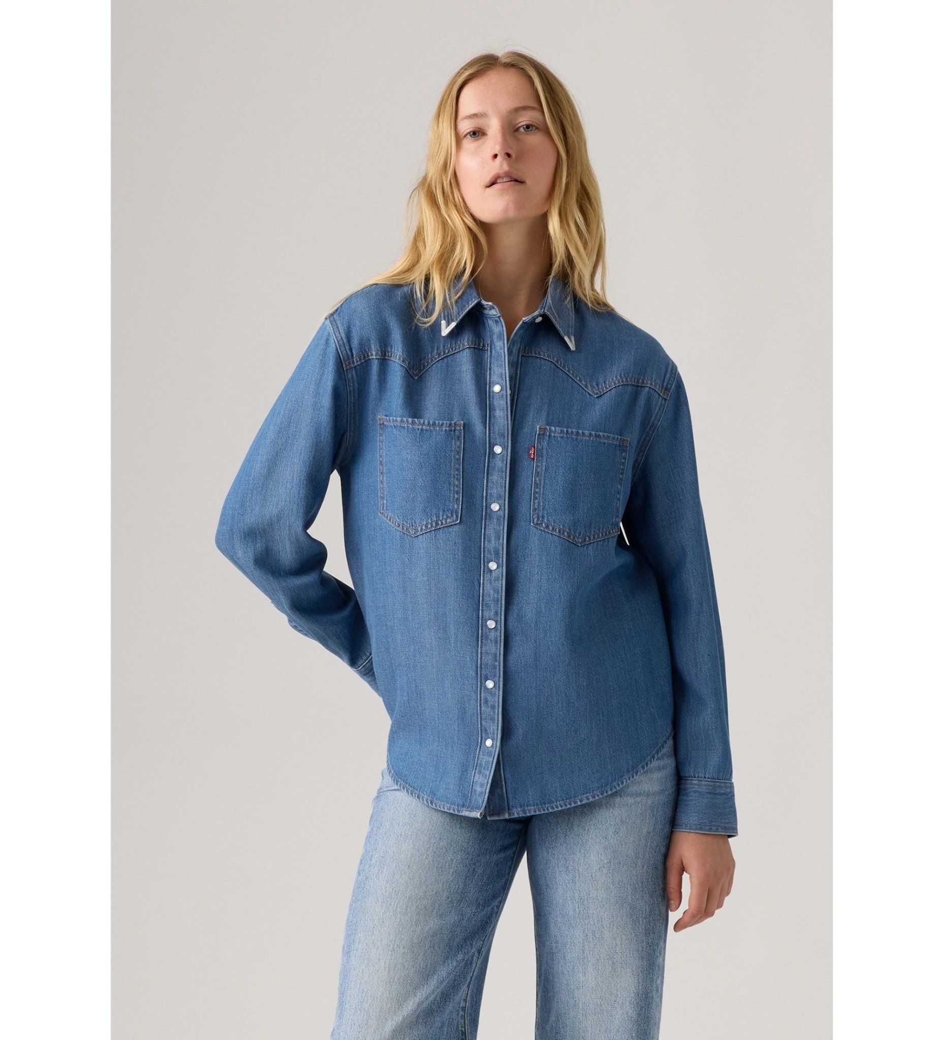 Levi's - Áo sơ mi tay dài nữ Teodora Western Shirt