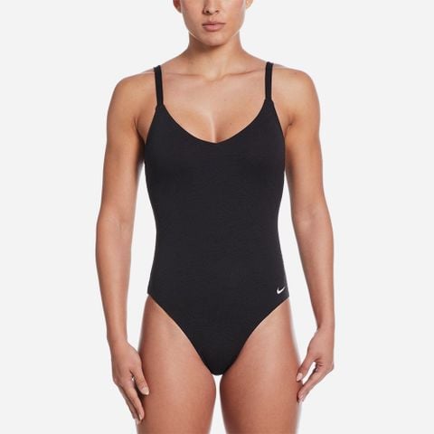 Nike - Đồ Bơi Một Mảnh Nữ One Piece V-Neck
