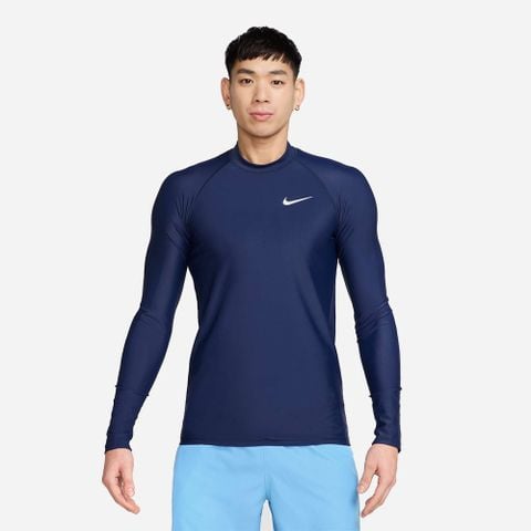 Nike - Áo Rashguard Nam Swimming Top Long Sleeve UV Shirt Hydroguard