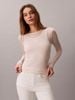 Calvin Klein - Áo Thun Tay Dài Nữ Wool Blend Feminine Double Layer