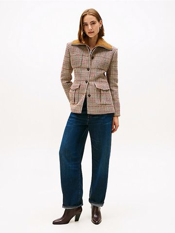 Tommy Hilfiger - Quần jeans ống rộng nữ Premium Denim Milo Barrel Jeans