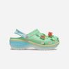Crocs - Xăng đan nữ Animal Crossing Classic Platform Clog Multi Lifestyle