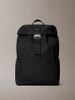 Calvin Klein - Balo nam Embossed Woven Flap Backpack