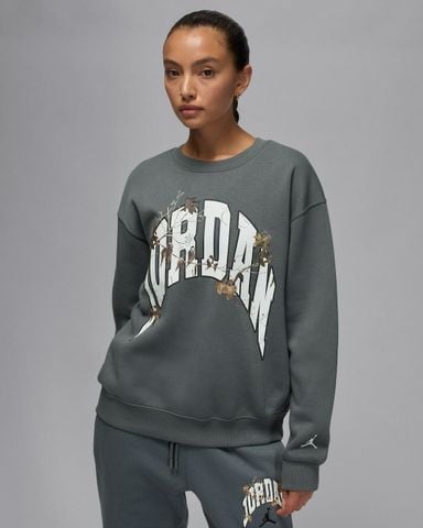 Nike - Áo nỉ tay dài thể thao Nữ Jordan Brooklyn Fleece Women's Realtree Crew-Neck Sweatshirt