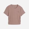 Puma - Áo Tay Ngắn Thể Thao Nữ Cloudspun Rib Tee Sandstone