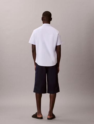Calvin Klein - Quần jeans Ngắn Nam Lightweight Indigo Denim Long Shorts