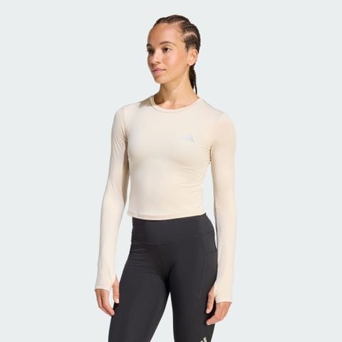 Adidas - Áo Tay Dài Thể Thao Chạy Bộ Nữ Run Essentials Long Sleeve