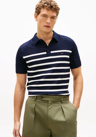 Tommy Hilfiger - Áo Thun Có Cổ Nam Essential Stripe Knit Polo Shirt