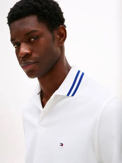 Tommy Hilfiger - Áo thun có cổ polo tay ngắn nam Performance Tipped Regular Polo
