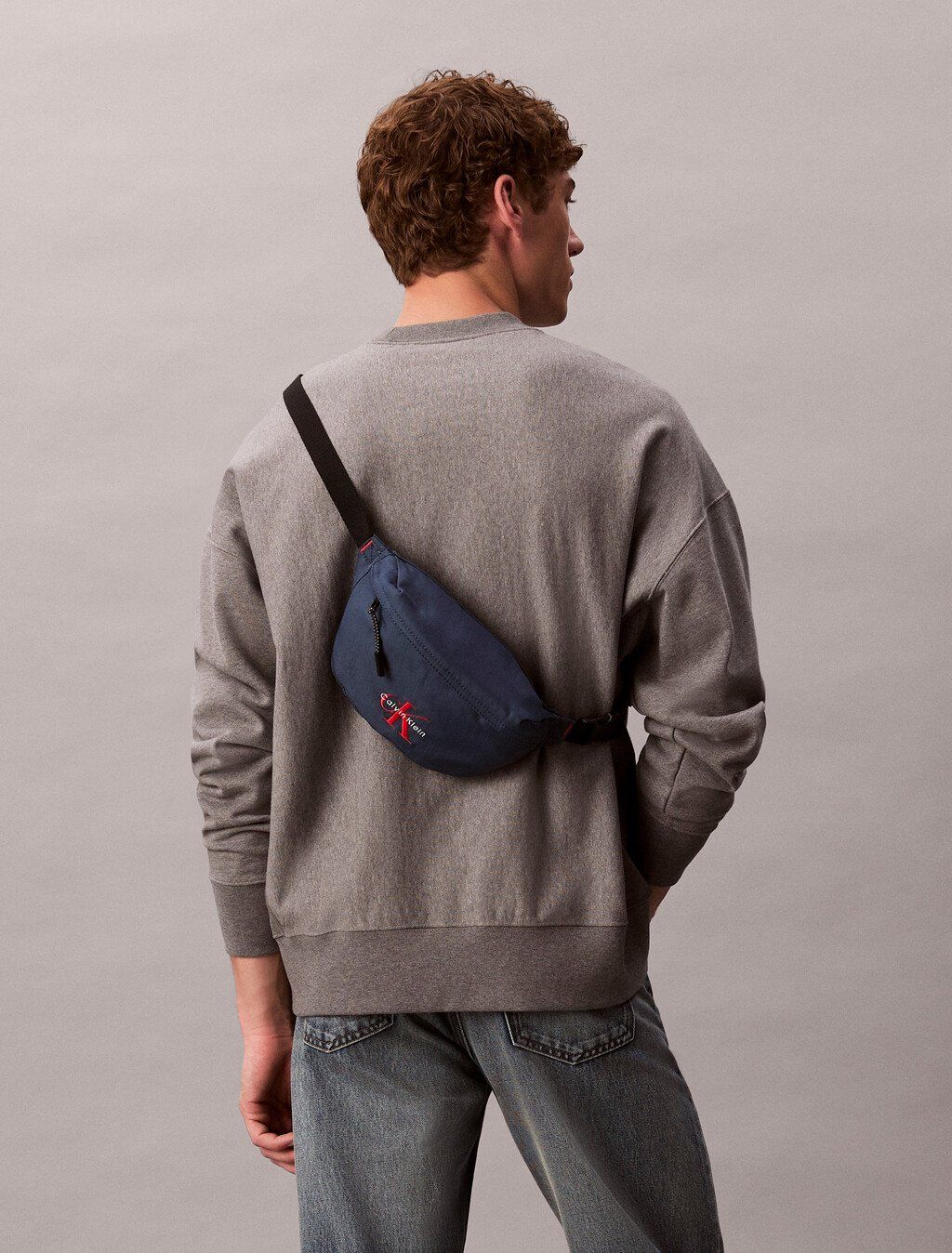 Calvin Klein - Túi bao tử nam Nylon Monogram Logo Waistpack